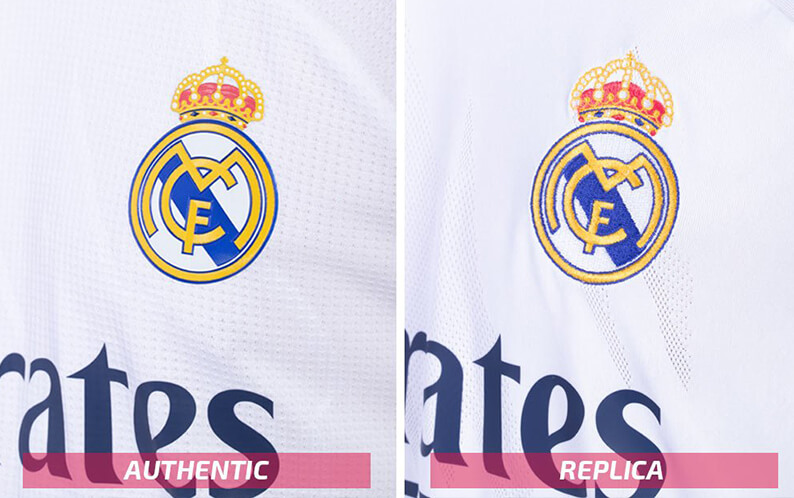 Real Madrid Replica VS Authentic